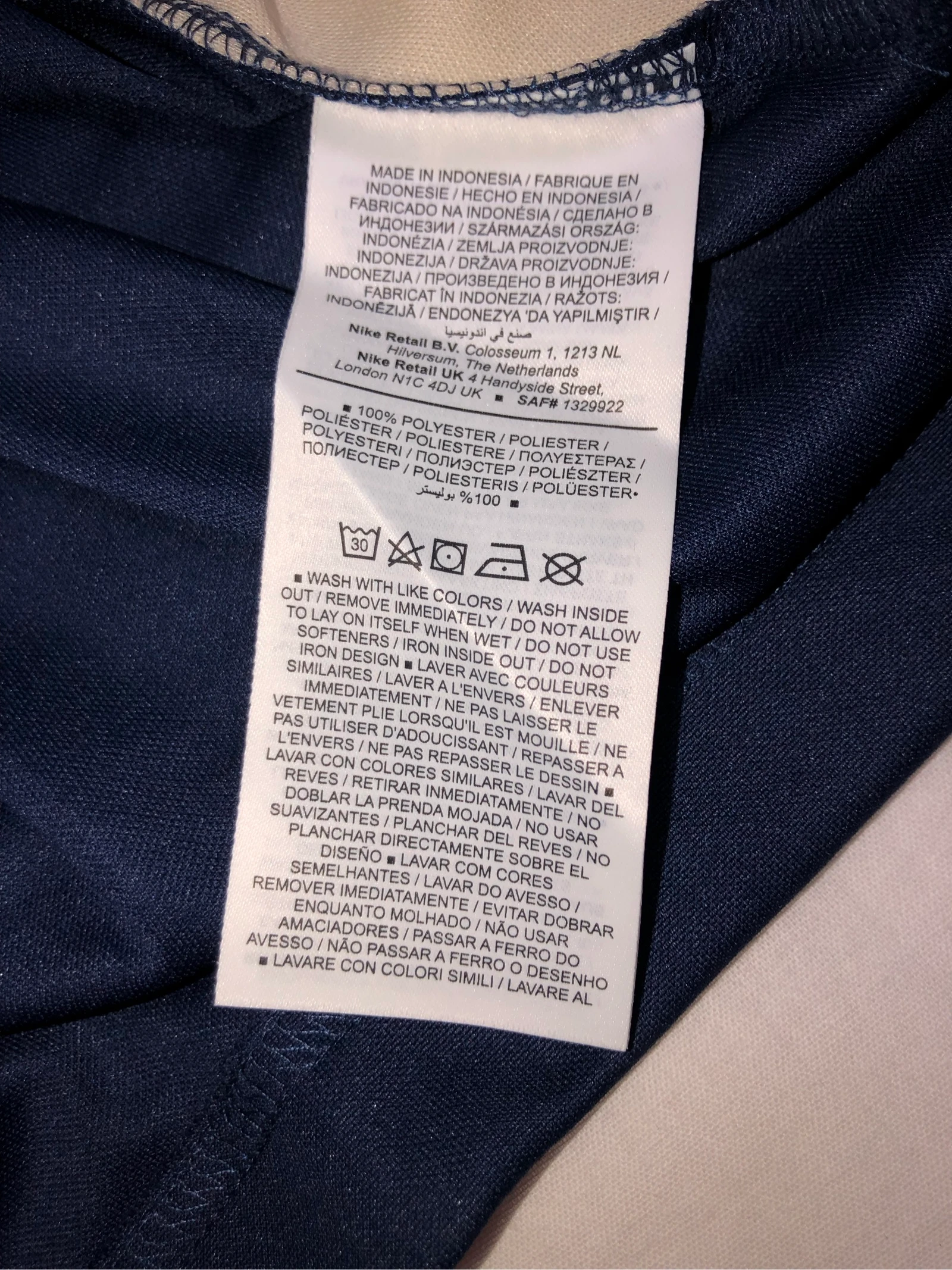 T-Shirt nike air tamanho L – photo 4